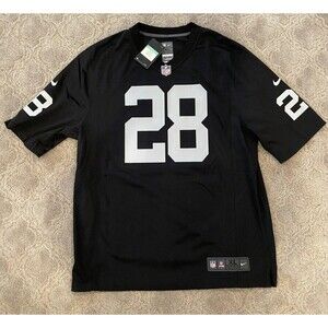 Nike On Field Josh Jacobs #28 Las Vegas Raiders NFL Jersey Men's Size XL